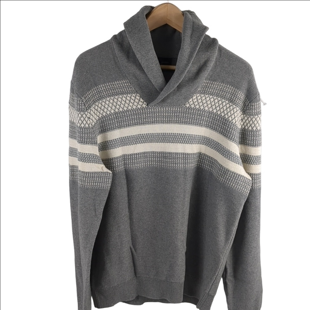NWT Black Brown Pullover Sweater Large